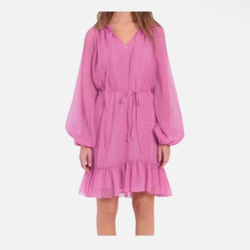 Donna Morgan Barbie pink dress